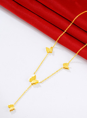 沙金蝴蝶项链女在逃公主久不掉色