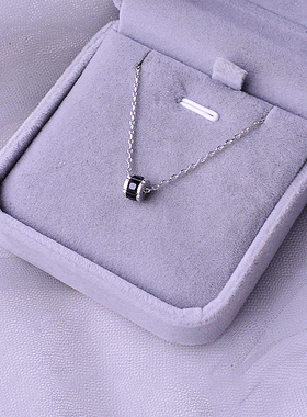 S925纯银简约气质日韩国迷你项链