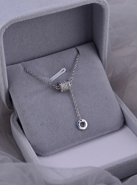 925纯银流苏小蛮腰项链女