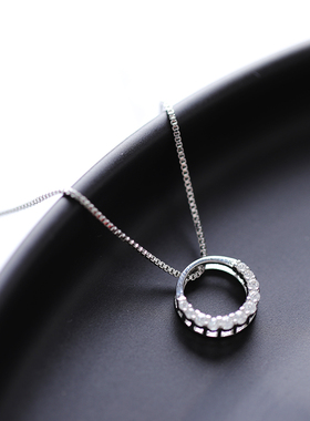 银项链女ins冷淡风锁骨设计