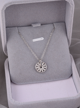 风车太阳花项链小众轻奢