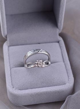 925纯银戒指相思木情侣对戒