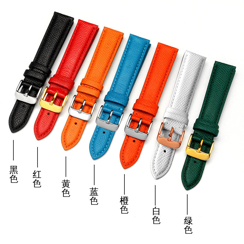 女士真皮防水天梭卡西欧萧邦手表带 品缇手表配件