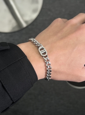 双D字母古巴项链潮牌配饰