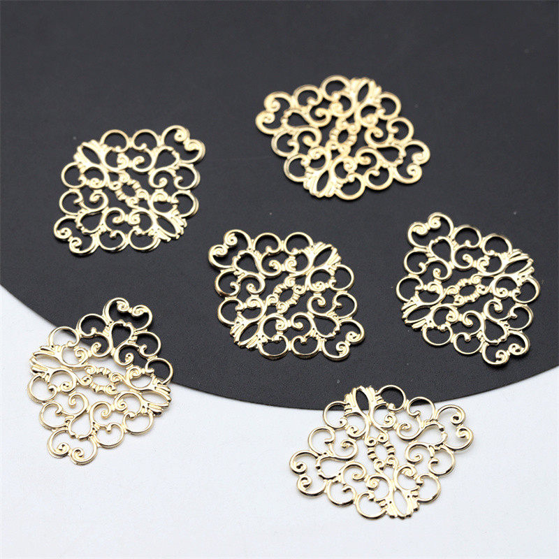 50片价30*38mmdiy古风发簪新娘头饰菱形祥云形状花片饰品配件材料,淘宝优惠券,粉丝福利购,淘宝优惠卷