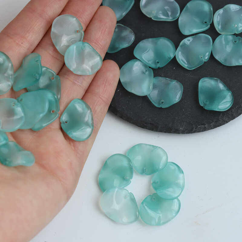 100颗琉璃花瓣叶子diy古风玉簪花发簪步摇绑花材料,淘宝优惠券,粉丝福利购,淘宝优惠卷