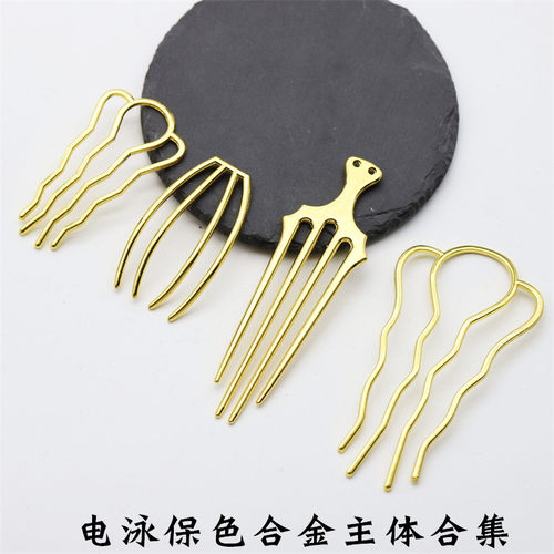电泳保色合金主体合集古风发簪步摇diy饰品配件 - 图2