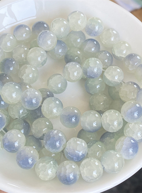 琉璃仿玉碎花珠diy串珠手链材料