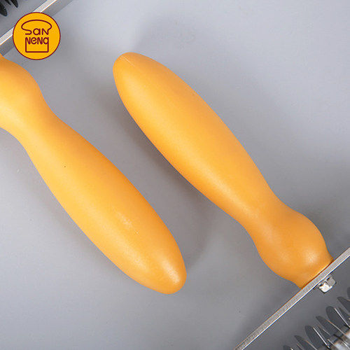 三能烘焙工具SN4217不锈钢拉网刀轮刀饼干披萨打孔器针车轮SN4218 - 图2