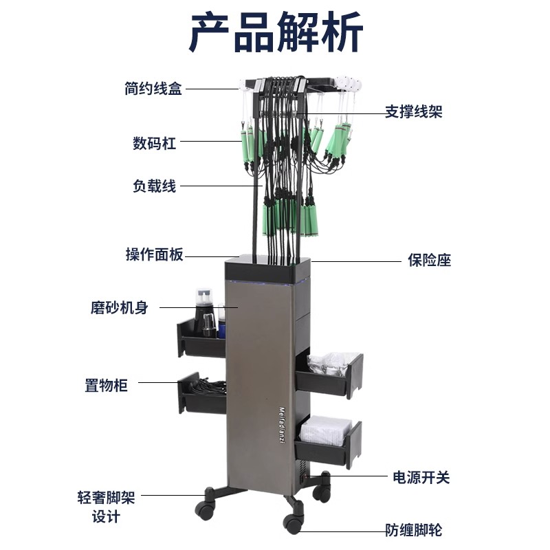 智能数码烫发机器热烫机发廊热烫美发造型加热器24V陶瓷烫发机器 - 图2