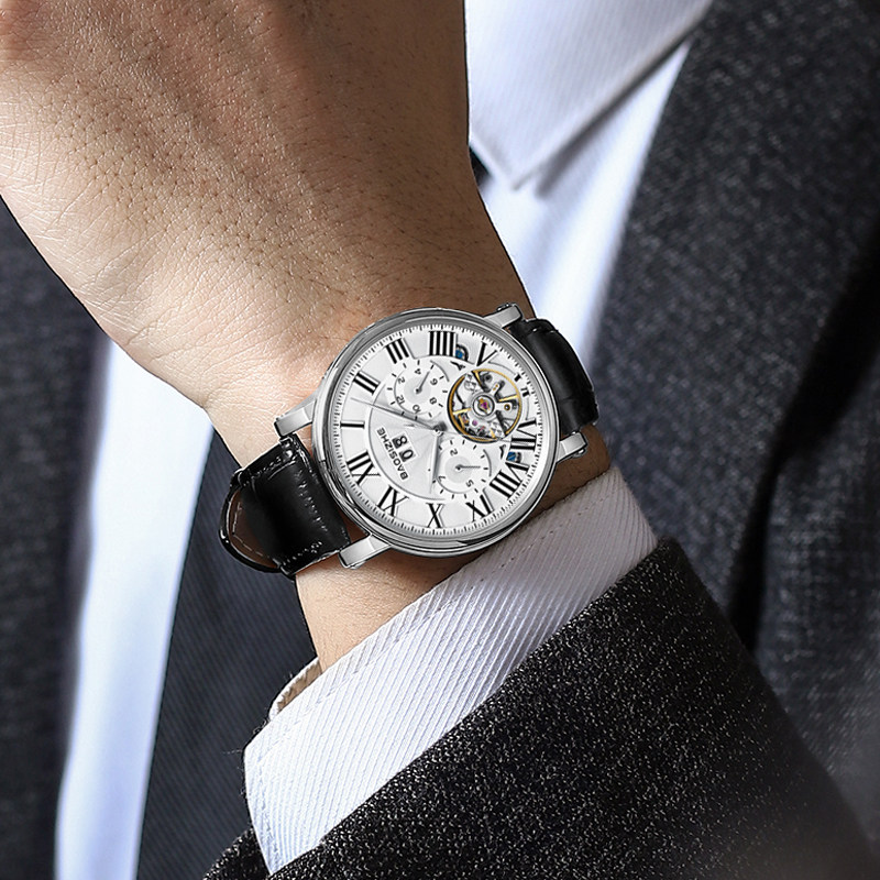 瑞士正品牌全自动机械男款高级手表 卡之蓝手表国产腕表