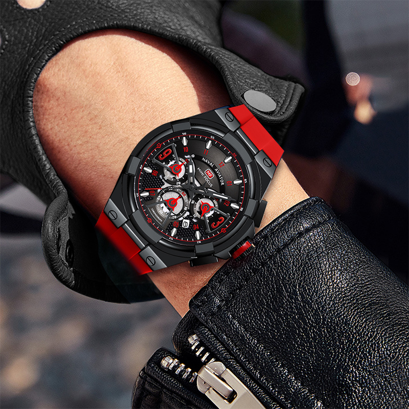 特种兵多功能户外手表男士瑞士机械表学生运动大表盘防水石英男款 - 图2