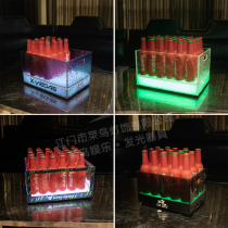 Bar New Luminous Wine Barrel KTV Iced beer Box Acrylic Champagne Wine Barrel PC Thickened long sequel