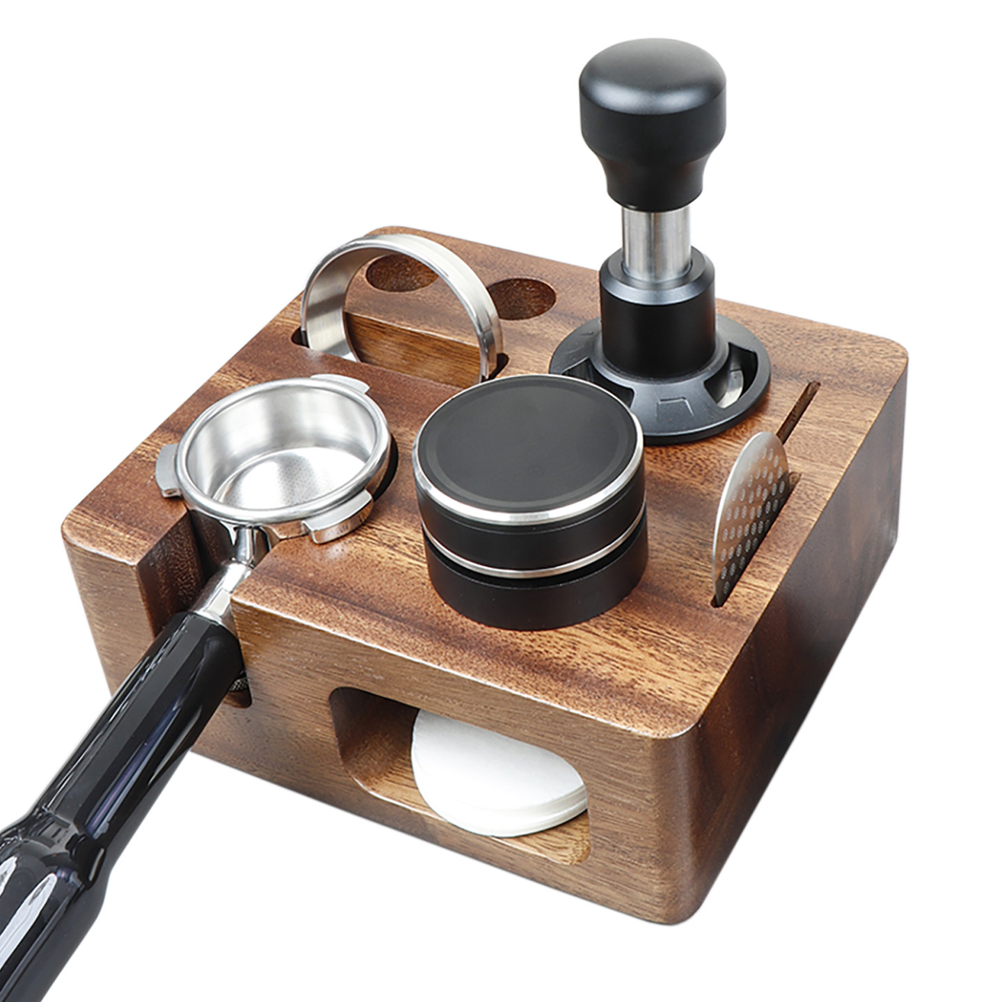 四方胡桃木实木收纳多功能压粉底座榉木压座压粉垫咖啡机配套器具,淘宝优惠券,粉丝福利购,淘宝优惠卷