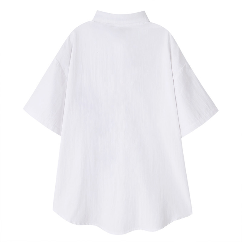 2020春夏新款日系学生文艺范衬衫 帕奴丝衬衫