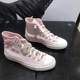 Converse cherry blossom pink embroidered canvas shoes