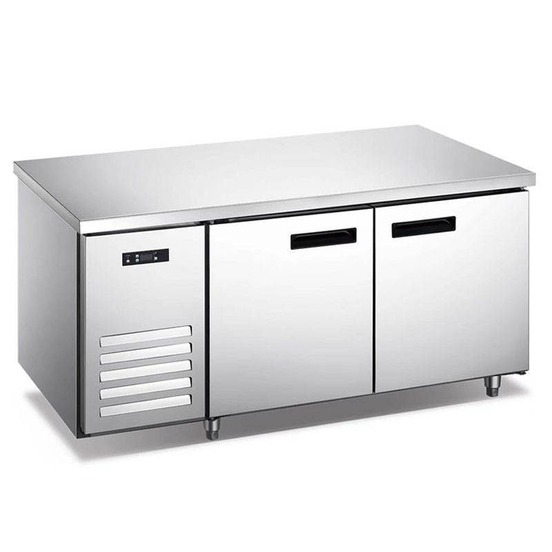 卧式冰柜商用工作台不锈钢厨房冰箱操作台冷藏冷冻雪柜风冷冷柜