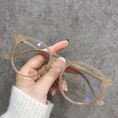 兴语 超轻TR近视眼镜女可配有度数成品眼睛框架韩版潮男2005 - 图3