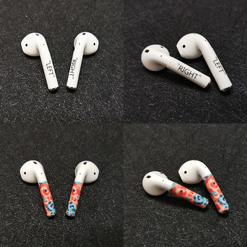 Наклейка Airpods Apple Wireless Bluetooth Hearset Hearnet Film Creative Tide Accessories Airpods Hearset