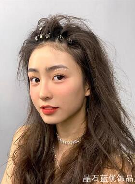 新手毛娘修毛定位夹工具固定发夹鳄鱼夹cos假发修毛夹子鸭嘴夹