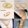 Hand-wrapped gold wire coil ring made smaller and invisible