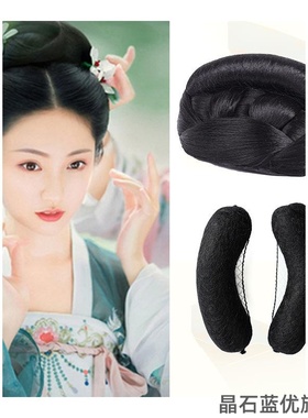 古装飞天发髻假发古风汉