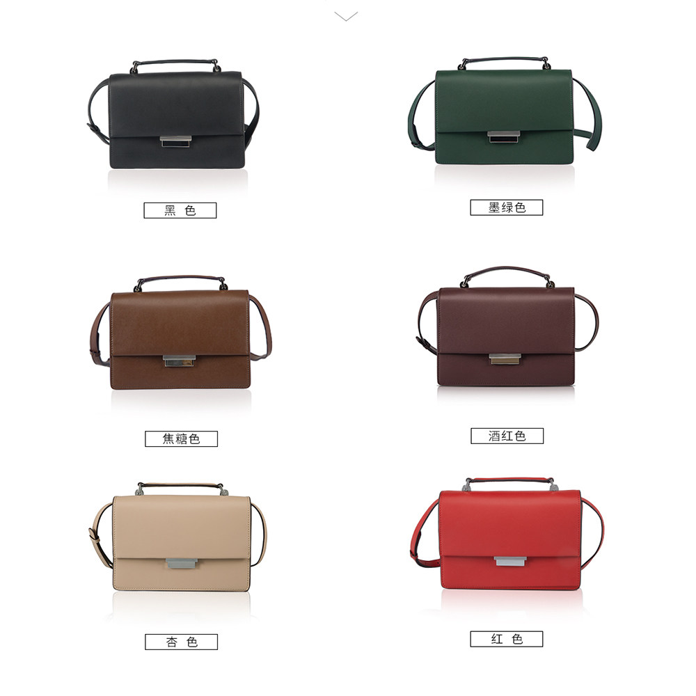 真皮小方包2020新款ck夏天包豆腐包 艾尚妮箱包女士包袋