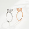 To my best friend s925 silver ring empty support