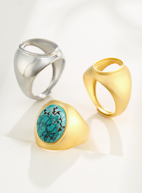 致闺蜜女s925银戒指空托