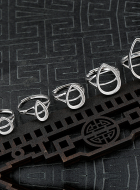 diy蜜蜡水滴手工琥珀戒指空托