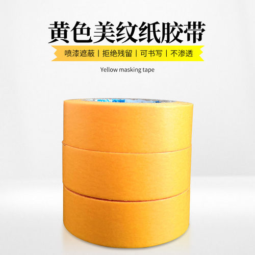 美纹纸可书写胶带不残胶手撕纸胶布美术生专用素描贴边装修装饰贴 - 图0