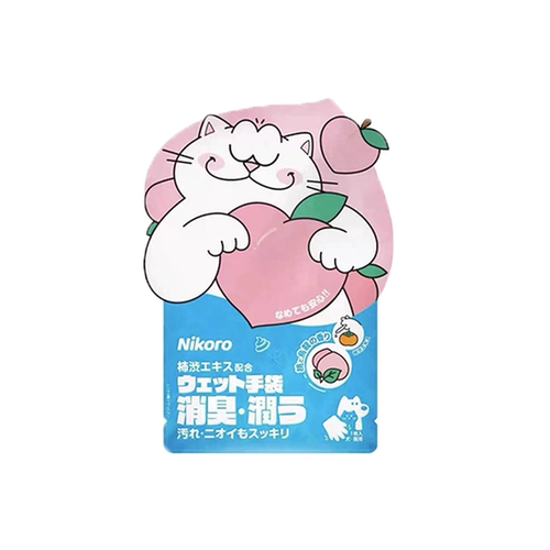 Никоро домашние животные в Японии без стирки Nikoro Gloves влажные шарфные кошки, собаки, без воды, чистая, дезодорантная красавица волос