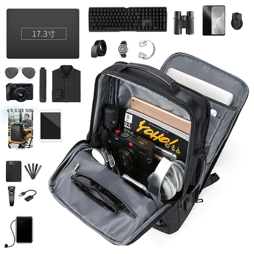 Вместительный и большой универсальный рюкзак, ноутбук для путешествий, бизнес-версия, 15.6 дюймов