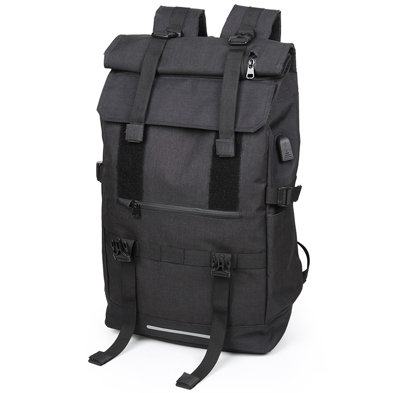 潮牌卷盖大容量男旅游户外登山包 landcase双肩背包