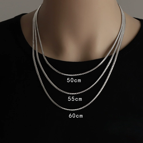 Ожерелье, универсальная цепочка в стиле хип-хоп, аксессуар, легкий роскошный стиль, простой и элегантный дизайн