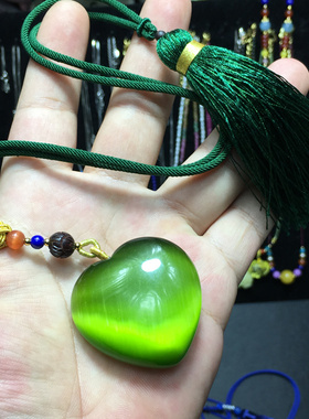 孔雀石石榴石紫云母锁骨链绿幽灵