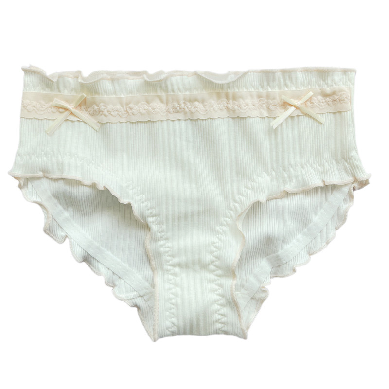 奶白乳椰~日系百搭纯欲中腰女士全棉学生甜美包臀纯棉内裤女可爱,淘宝优惠券,粉丝福利购,淘宝优惠卷
