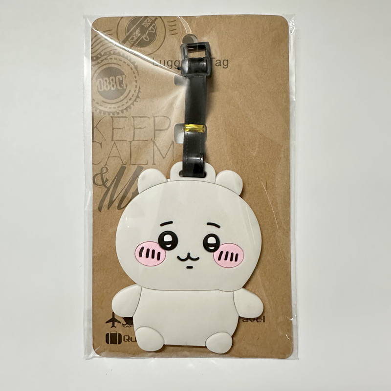 自嘲熊Chiikawa黑皮草裙KT星之卡比行李牌吊牌小挂件行李箱小饰品 - 图3