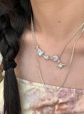 璀璨星河锆石项链锆石项链甜酷风