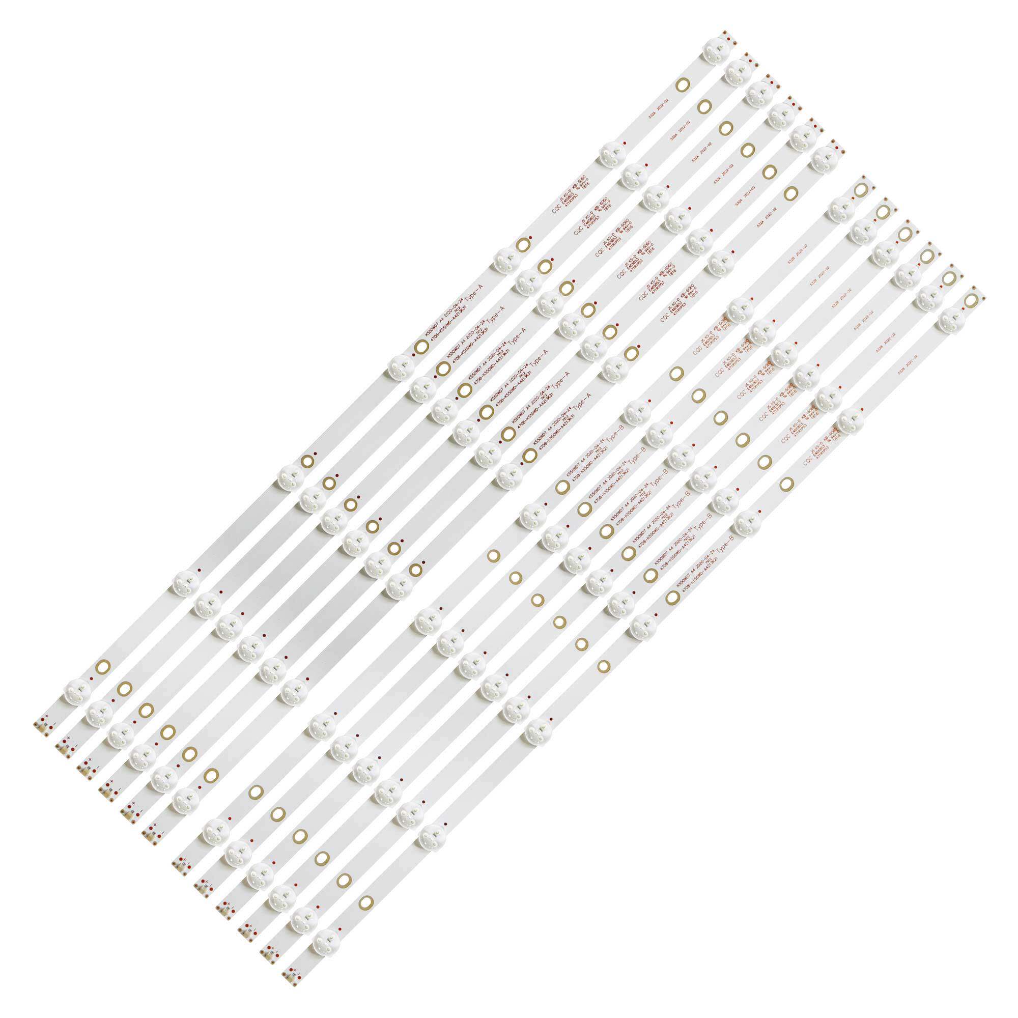 适用飞利浦55PUF6050/T3 55HFF8358/T3 55PFF5451/T3灯条6灯7灯铝-图3