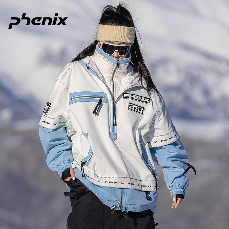 phenix菲尼克斯SP27单双板滑雪服卫衣专业男女款复古夹克滑雪外套 - 图2