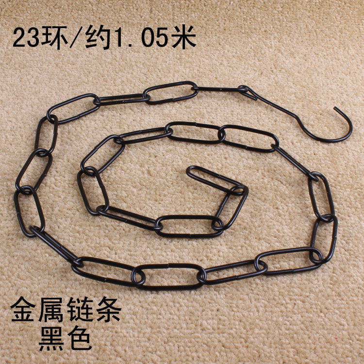 服装店链接条S钩挂衣铁链链条衣服挂钩衣架吊环地摊服装挂衣架 - 图1