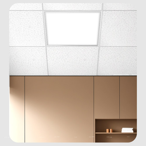 集成吊顶600x600led平板灯暖白4000K中性光60x60面板灯工程灯暖黄 - 图2