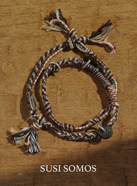 罗马假日编绳两戴手绳项链