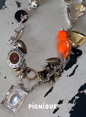 PICNIQUE金记忆之盒手工项链