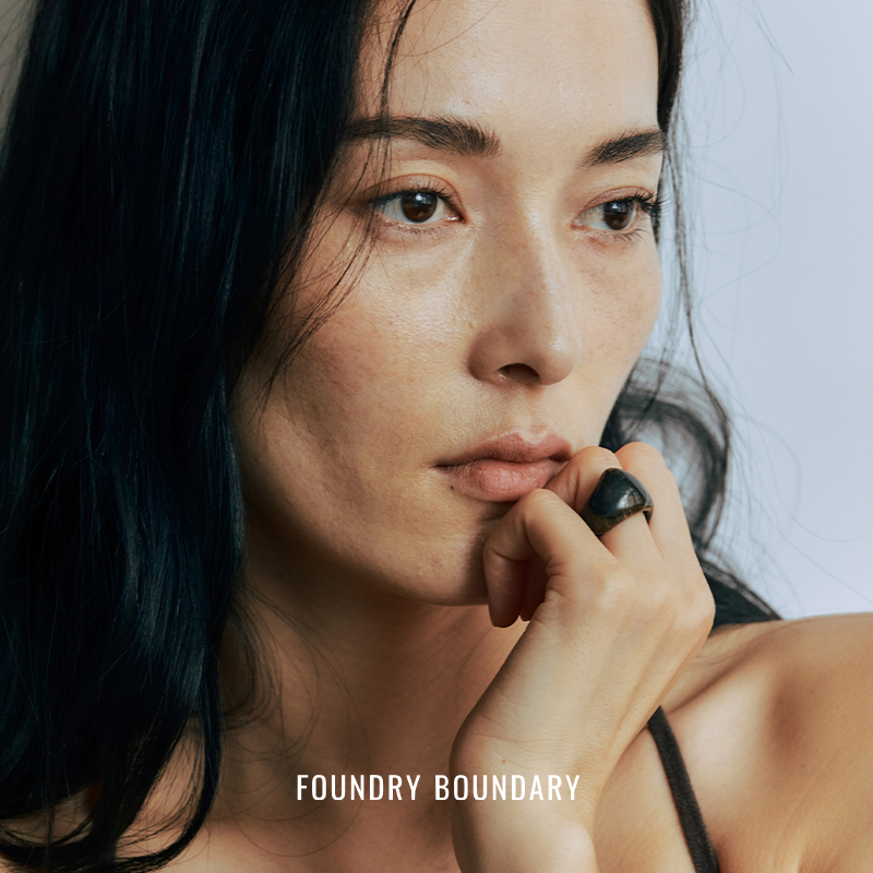 FOUNDRY BOUNDARY 半橄榄戒指 原创设计师中性简约小众气质高级感 - 图2