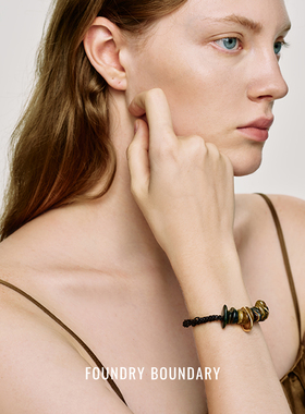 FOUNDRY BOUNDARY 叠石手链 彼得石原创设计师复古小众气质 默叙