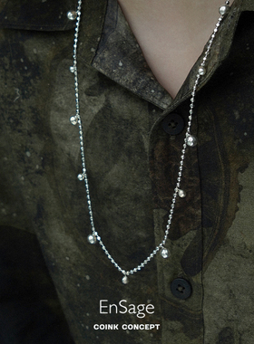 ENSAGE925纯银原创小众设计项链