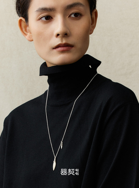 QIQI器契信物纯银吊坠项链