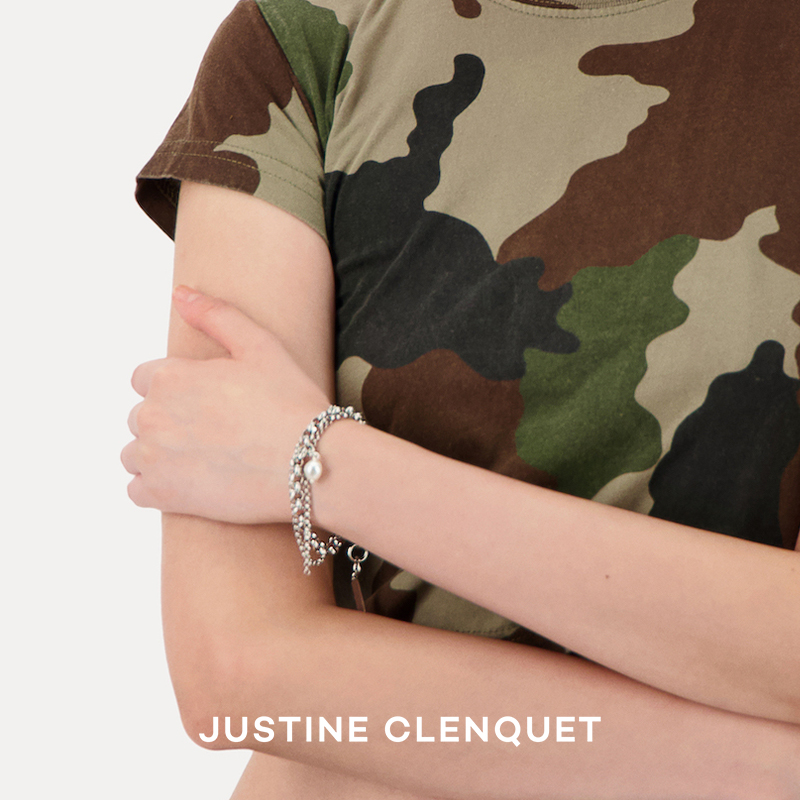 JUSTINE CLENQUET 23SS Richie Bracelet 法国设计师个性链条手链 - 图3